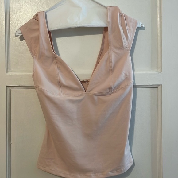 Free People Duo Corset  Cami Pink Top - Picture 4 of 6